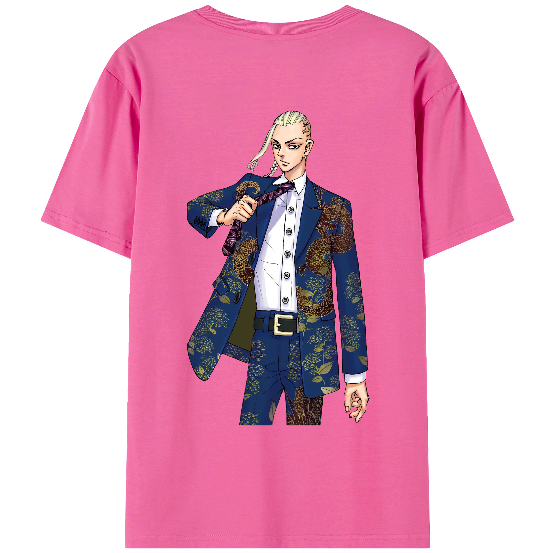 （画像用） 東京リベンジャーズ Tokyo Revengers レディース半袖Tシャツ(バックプリント)